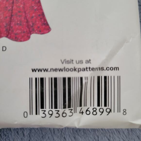 NEW LOOK 6899 ~ 10-22 ~ Tops and Skirts with Different Lengths - Picture 2 of 5